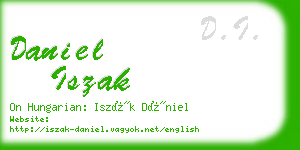 daniel iszak business card